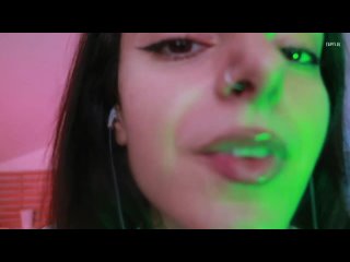 nymfy asmr - super sensitive lens licking, kissing, biting (removed by youtube)